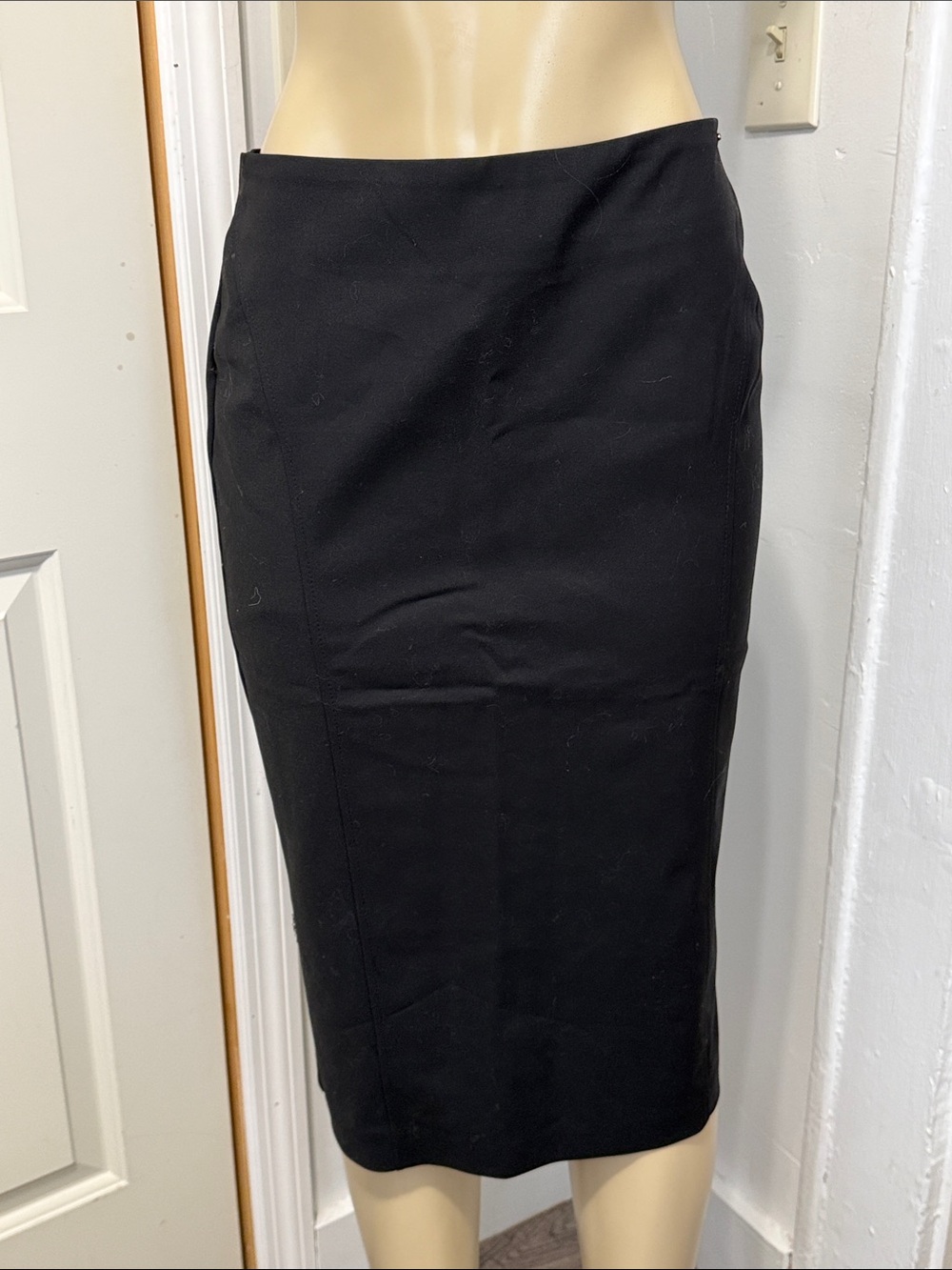 Elie Tahari Black High-Waist Pencil Skirt